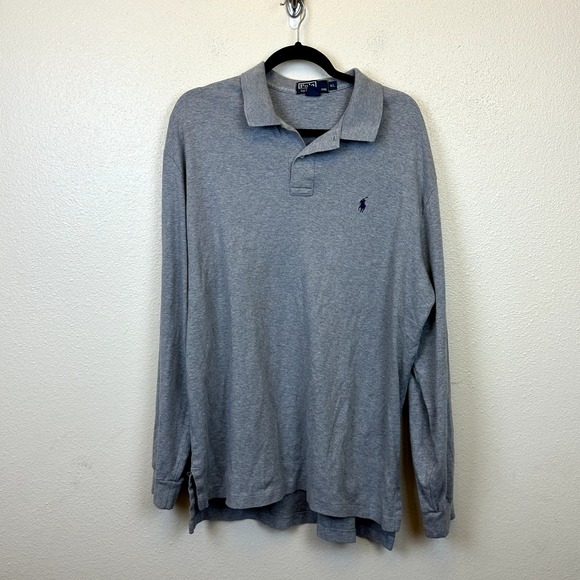 Polo Ralph Lauren Other - Polo Ralph Lauren Shirt Mens XL Gray Long Sleeve Polo Pullover Sweater Shirt